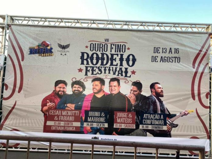 Atrações do Ouro Fino Rodeio Festival